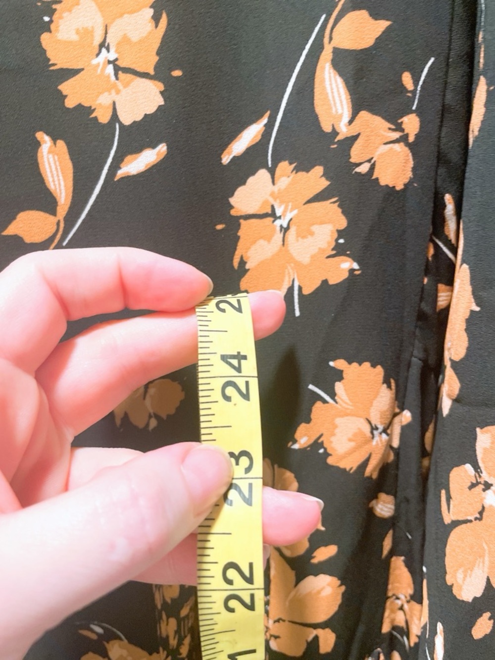 Mittoshop Orange and Black Floral Mini Dress Size M - Picture 10 of 10